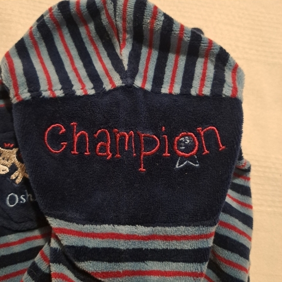 Oshkosh B'Gosh 5-12 lbs velour romper Vintage - Picture 5 of 8